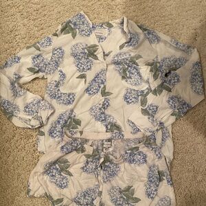 Piyama pajama set, floral size M